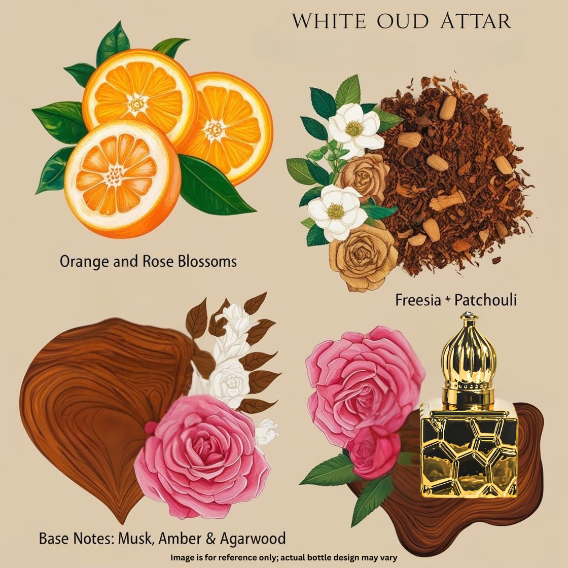 Premium White Oud Attar