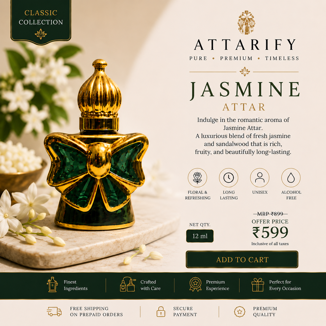 Jasmine Attar | Jasmine Itra