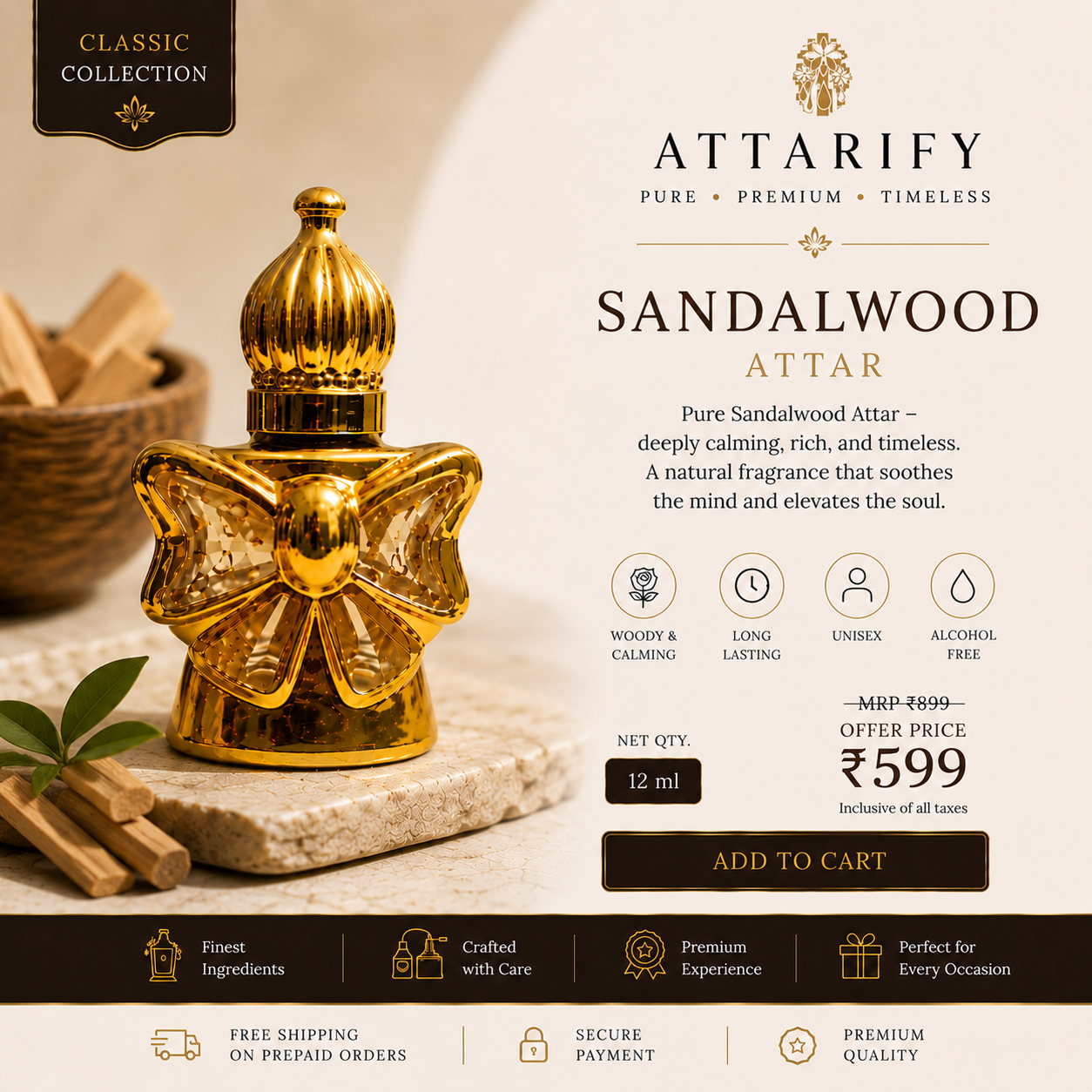 Sandalwood Attar | Chandan Itra