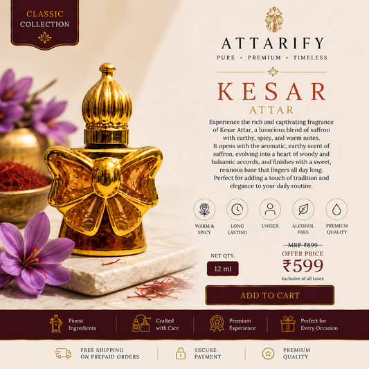Kesar Attar | Saffron Itra
