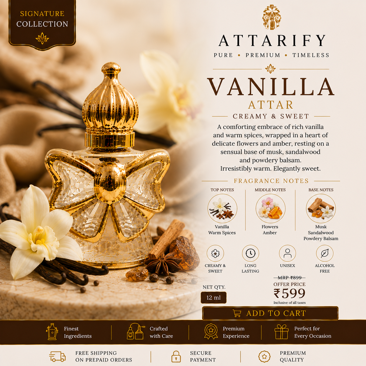 Vanilla Attar